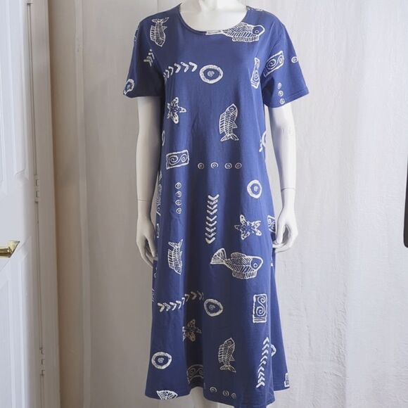 Langenlook Blue Dress Coconut Bay Large - Picture 4 of 6